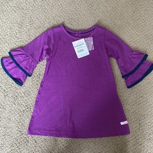 Brand new ruffle sleeve dress. Size 2T